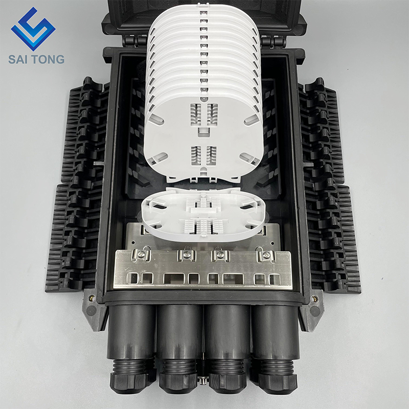 288 core Splitter Splice Closure 2/6 Ports Fibre Cable Joint Box Fiber Optic Splice Closure Fiber Optical Enclosure Junction Box