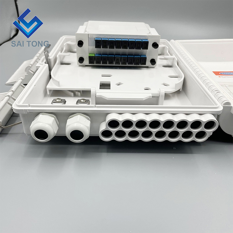 Prix ​​usine ODB 16 cœurs boîte de terminaison de fibre optique ftth 16 ports séparateur ftth boîte de distribution de fibre optique en acier extérieur