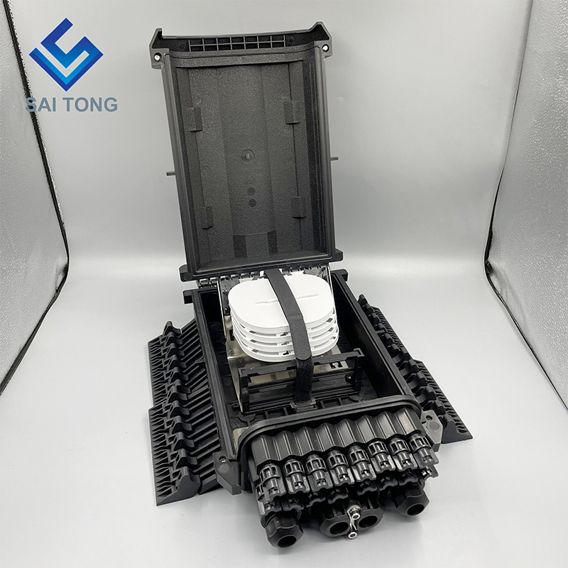 Saitong FTTH extérieur étanche IP65 16 core box distribution Fiber Optic Terminal 4 en 16 avec nouveau produit 1 acheteur