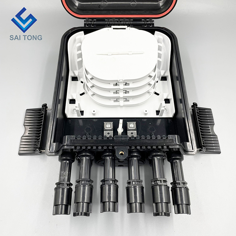 Amérique du sud FTTH 2/8 ports Fibra Optica Cajas Terminal fibre étanche IP68 boîte de Distribution nouveau joint avec bride huawei