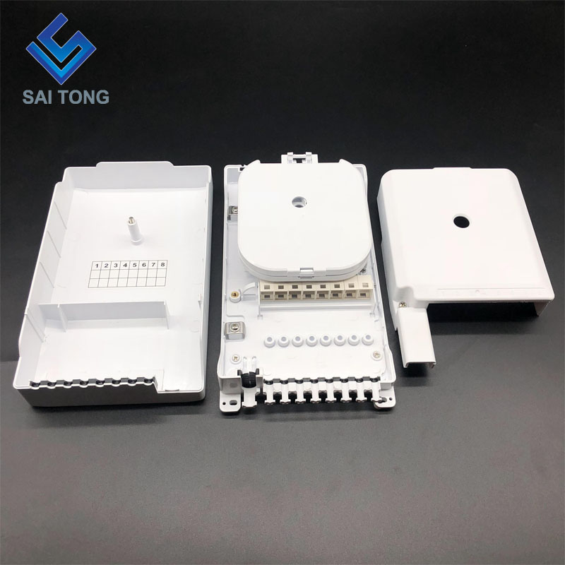 Saitong FTTH en stock Chine fabricant 8 fibres étanche extérieur FTTH Distribution boîte à bornes à fibres optiques Type HUAWEI