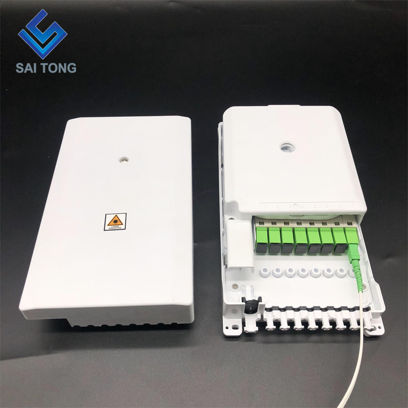 Saitong FTTH en stock Chine fabricant 8 fibres étanche extérieur FTTH Distribution boîte à bornes à fibres optiques Type HUAWEI