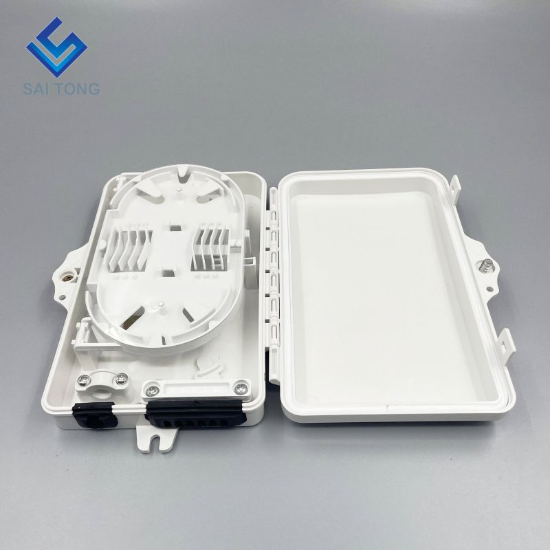 Saitong 1/6 Ports FTTH FTTX 6 cœurs boîtier de distribution de fibre optique PLC support box ABS boîte optique