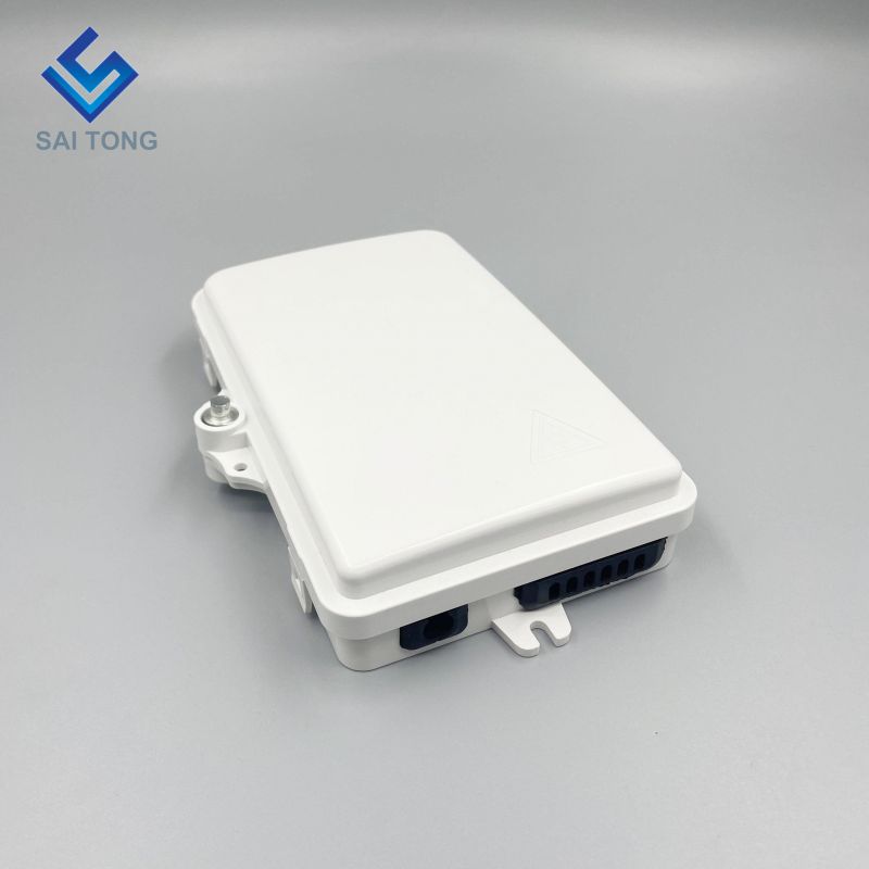 Saitong 1/6 Ports FTTH FTTX 6 cœurs boîtier de distribution de fibre optique PLC support box ABS boîte optique