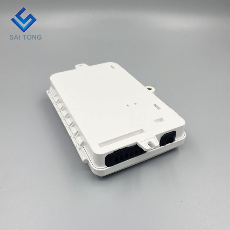 Saitong 1/6 Ports FTTH FTTX 6 cœurs boîtier de distribution de fibre optique PLC support box ABS boîte optique