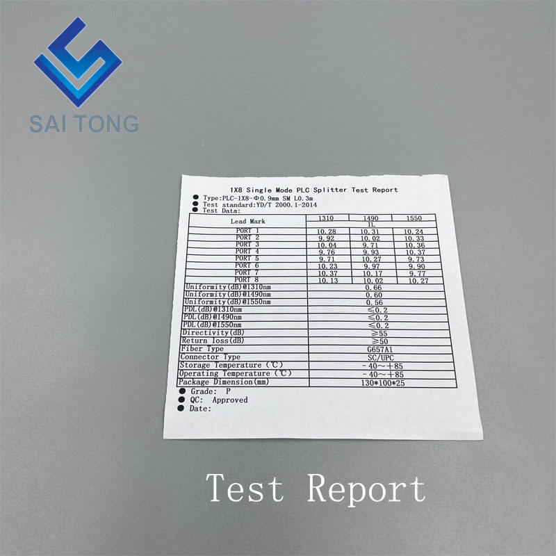 SC/UPC 1x8 fibre optique PLC séparateur Mini tube Type séparateur Plc séparateur étanche SC UPC LGX boîte type de cassette