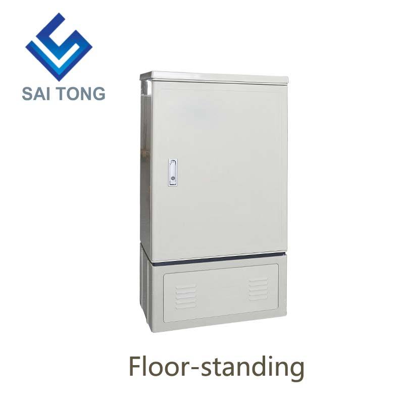 SaiTong FTTH Splice 288 Core fibre optique SMC armoire étanche IP55 smc fibre armoire Support pour Standard ou personnalisé