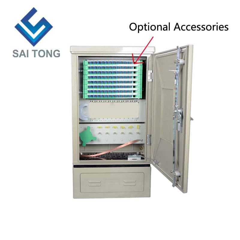 Armoires à fibres optiques Saitong FTTH 96 core armoire de distribution de fibres optiques SMC armoire de distribution fibre optique ftth