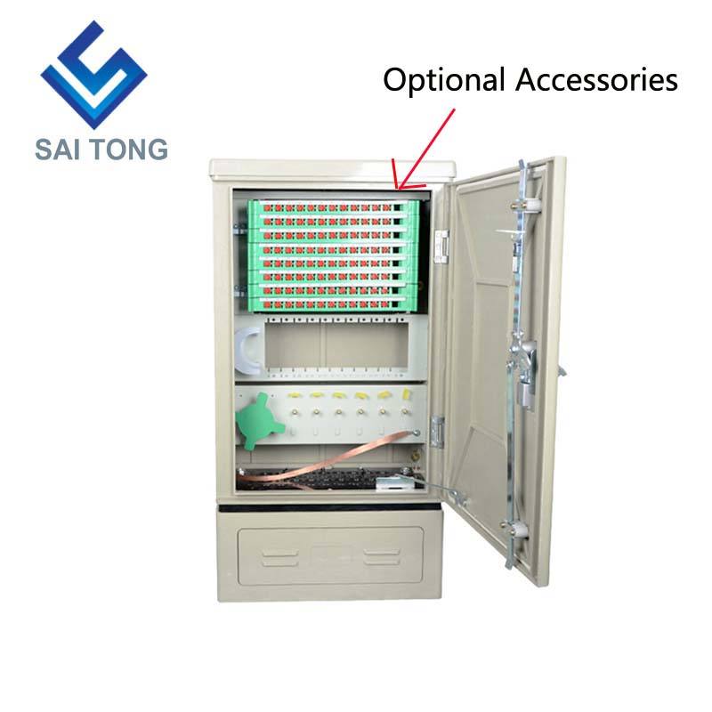 Armoires à fibres optiques Saitong FTTH 96 core armoire de distribution de fibres optiques SMC armoire de distribution fibre optique ftth