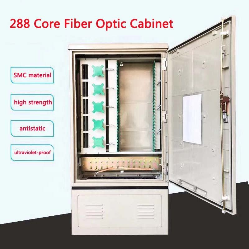 2022 Chine SaiTong FTTH armoires de distribution optiques extérieur étanche IP55 288 noyau fibre optique armoire ODF ODB