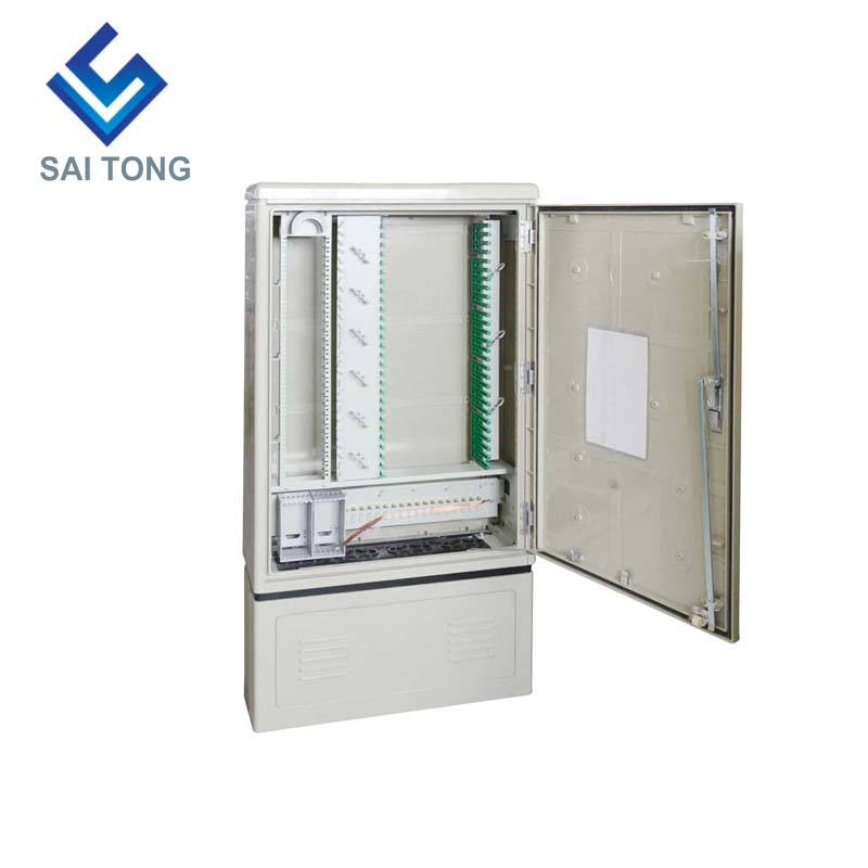 Offre spéciale SaiTong FTTH 288 Core armoire de distribution de fibres de base extérieur SMC matériel étanche extérieur 288 armoires de fibres ODF ODB