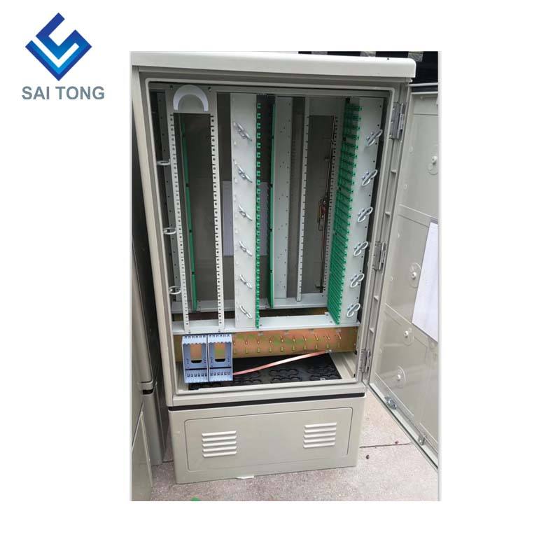 Offre spéciale SaiTong FTTH 288 Core armoire de distribution de fibres de base extérieur SMC matériel étanche extérieur 288 armoires de fibres ODF ODB