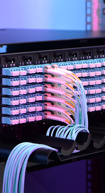 Panneau de brassage fibre optique